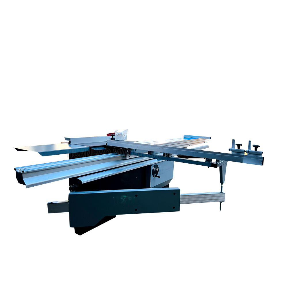 CNC Sliding Table Panel Saw with Support Swing Arm Sliding Guide Cutting Saw Fence System Saw Woodworking Sliding Table Panel