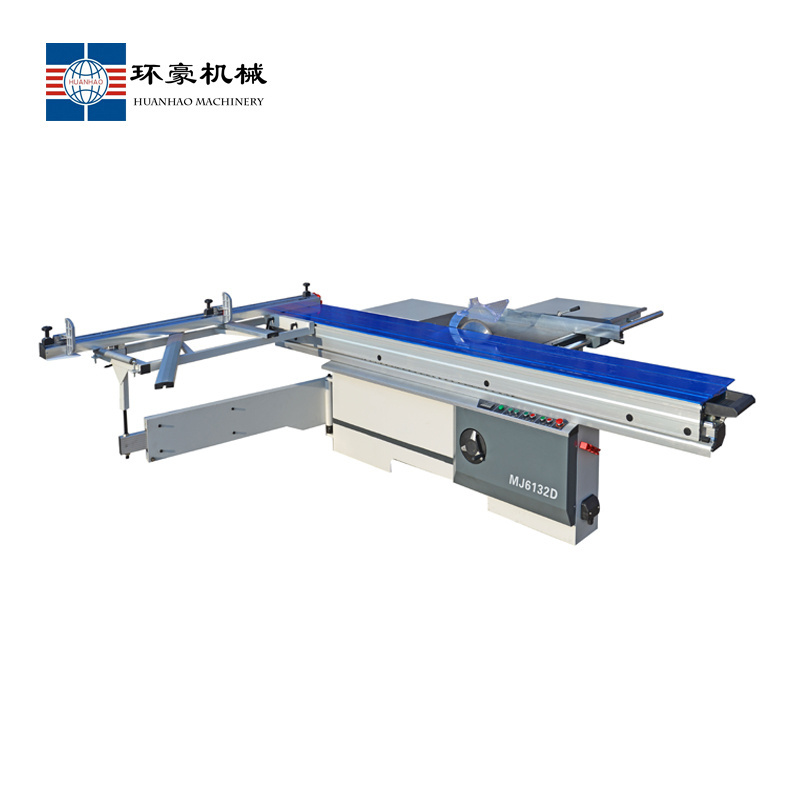 CNC Sliding Table Panel Saw with Support Swing Arm Sliding Guide Cutting Saw Fence System Saw Woodworking Sliding Table Panel