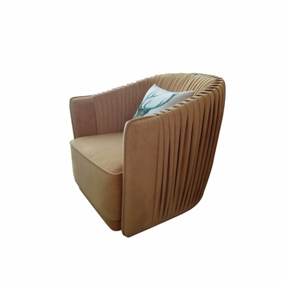 2018 new design velvet fabric flower shaped living room armchair sofa chair modern luxury lounge chair