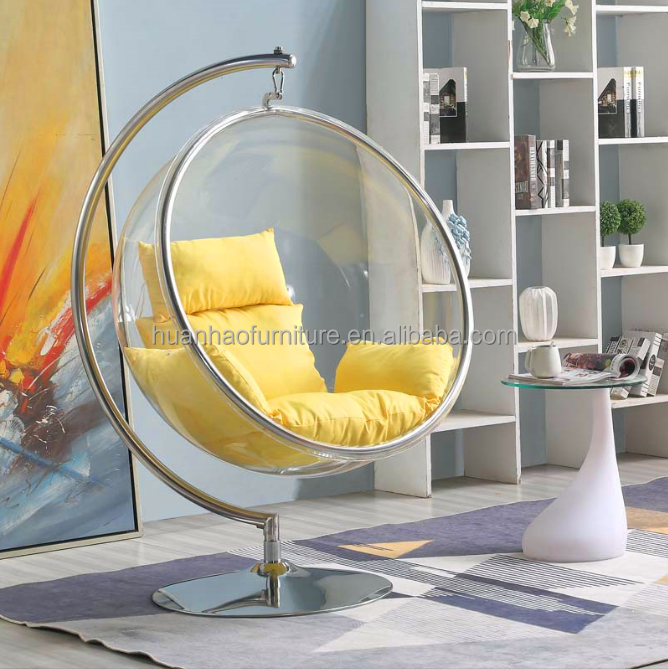 Hanging clear egg chair best sale