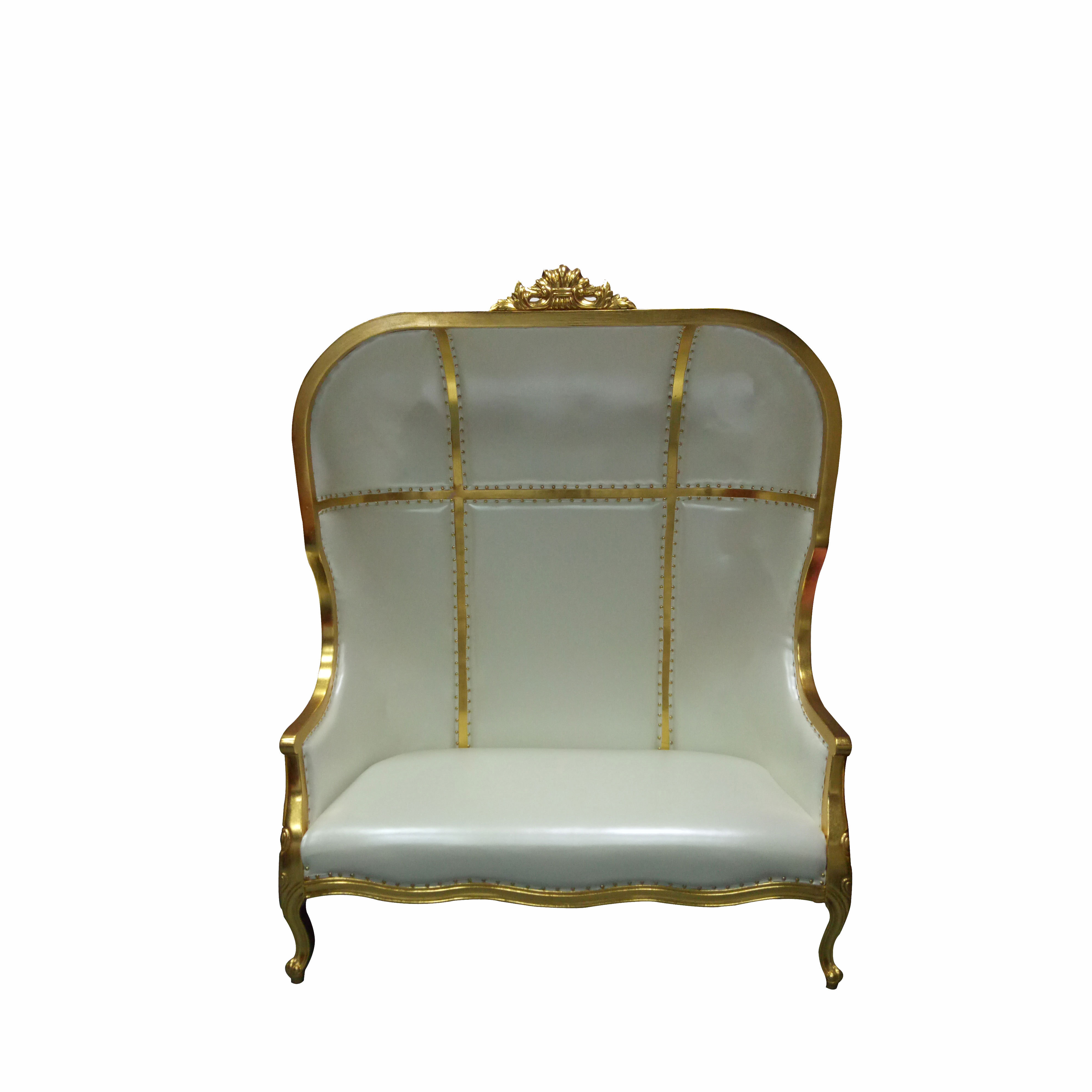 Wholesale simple design gold royal King throne chair of cheap european commercial hotel furniture