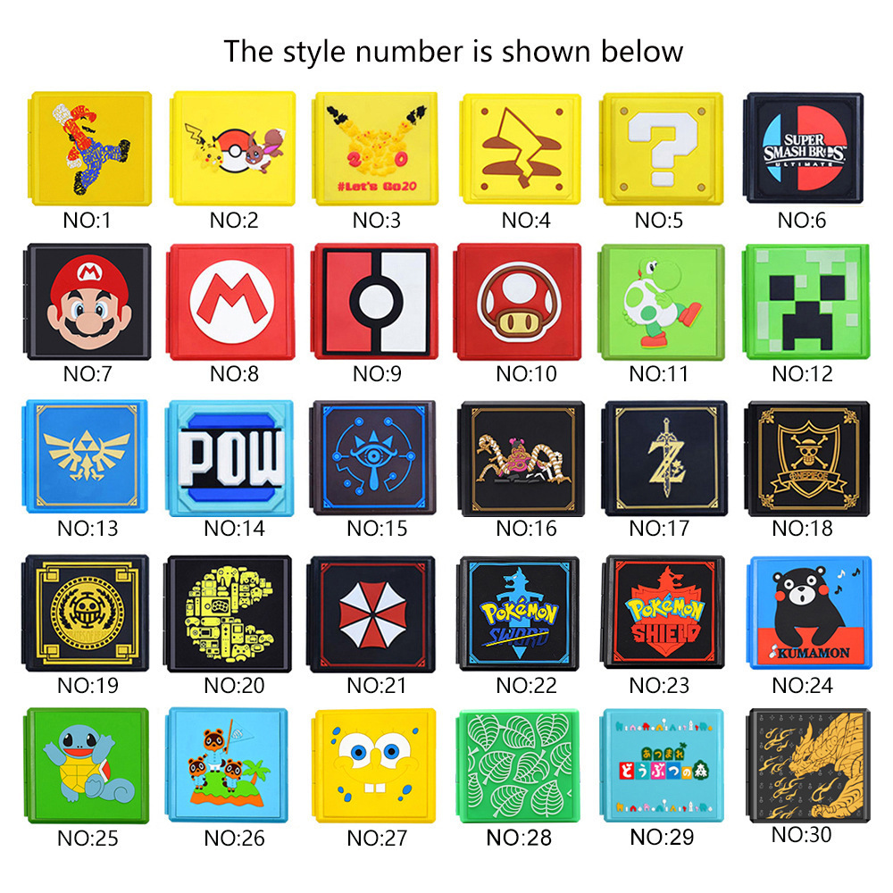 24in1 Game Card Case for Nintendo Portable Switch Game Cartridge Box Nintendo Switch Accessories