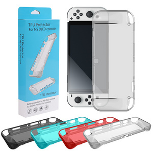 Soft TPU Protective Case Compatible with NS Oled Replacement Shell Case