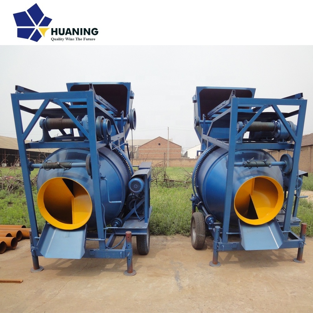 Popular JZC300 electric types of concrete mixer machine small with lift lift