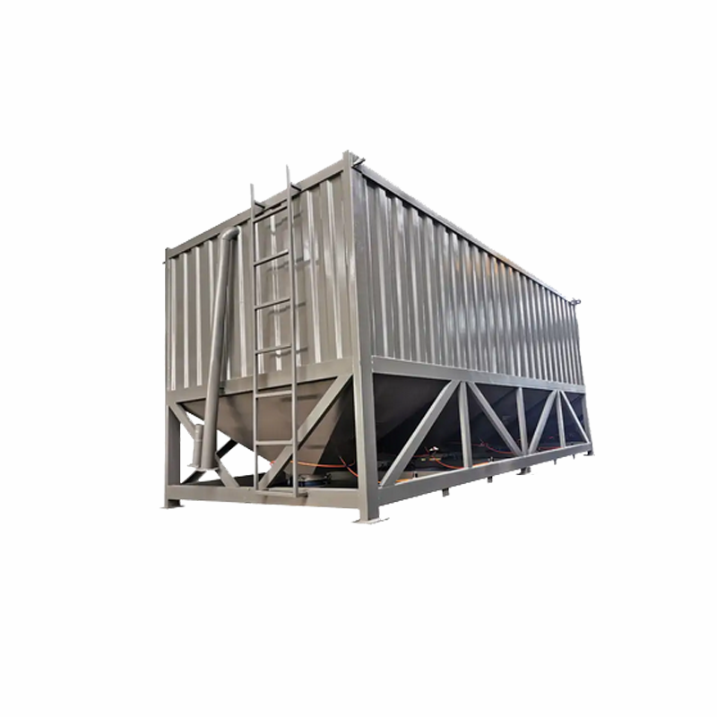 50T Horizontal Type Cement Silo From China