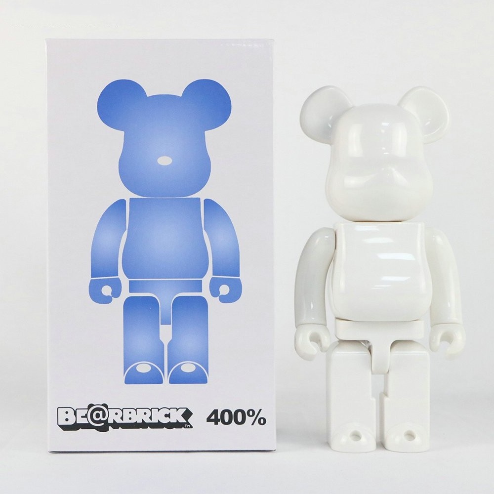 Ready To Ship 400% 28cm ABS DIY Blank Bearbrick Joint Mobility Kow Companion Fashion Action Figures Of Diy Creative Gift