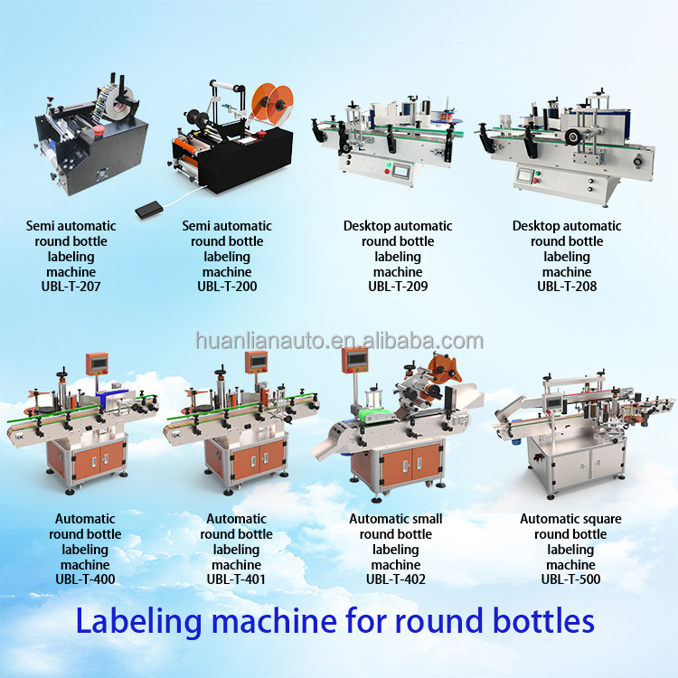 UBL Factory Mini Tabletop Small 10ml Bottle Vial Labeling Machine