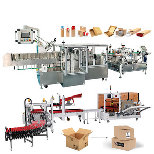 Huanlian Packing Machine Carton Box Filler Case Tape Sealing Machine Corrugated Cardboard Box Packing Machine