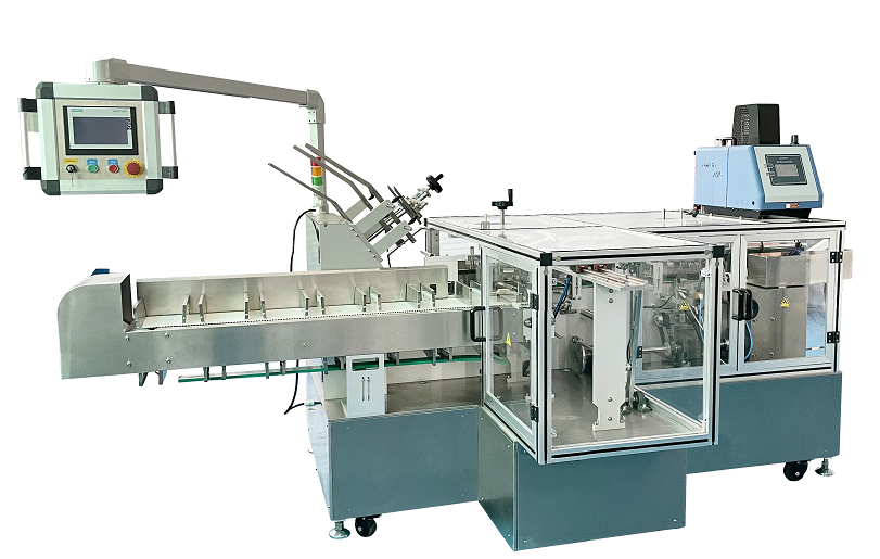 Huanlian Cosmetic Automatic Continuous Erector High Speed Box Cartoning Machine For Bottle Carton Packaging Machine