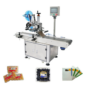 Huanlian Automatic Flat Bag Labeling Machine automatic flat labeling machine automatic glue paper labeling machine