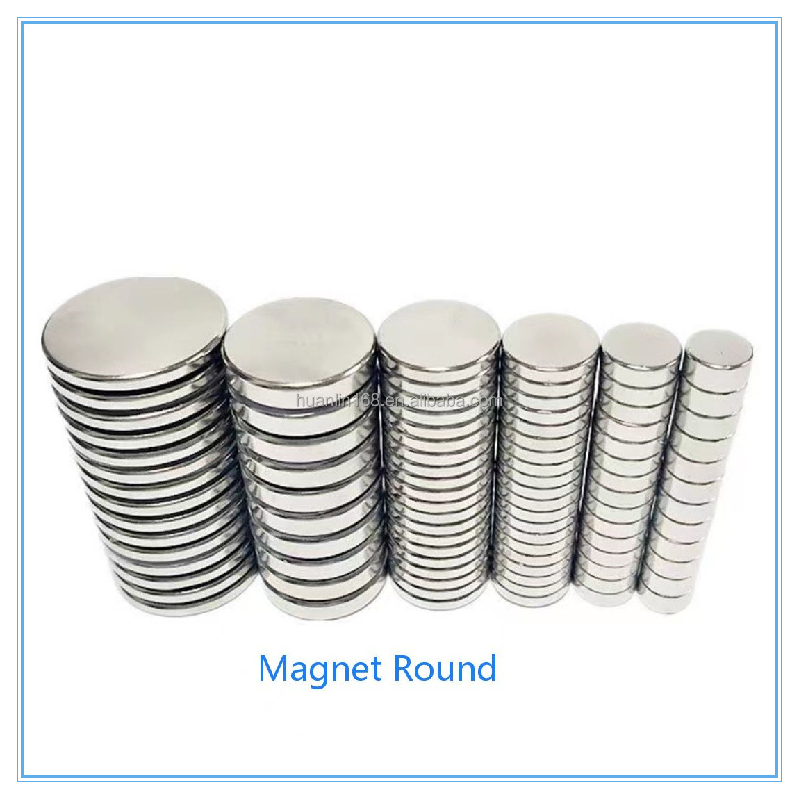 High quality strong magnet wheel n52 neodymium magnet with Double-sided tape self adhesive magnets disc