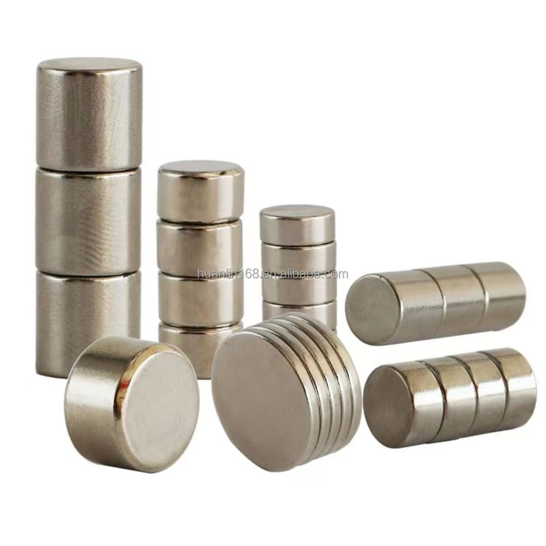 Customized Cylinder Strong Magnet Ndfeb Magnets Neodium Permanent Round Rare Earth Disc Neodymium Magnet