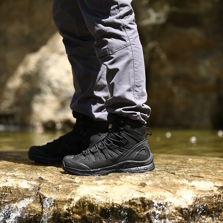 High Quality Black  Boots Genuine Tactical boots For men