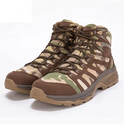 Good Quality Camouflage High Ankle Light Weight Crashproof  Shoes  Tactical Boots Hiking Shoes Men Boots