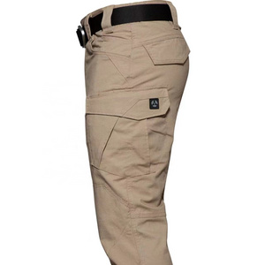 Men's  Waterproof Pants Tactical Olive Combat Pants Hiking Multi Pockets Cargoes Pant Trousers