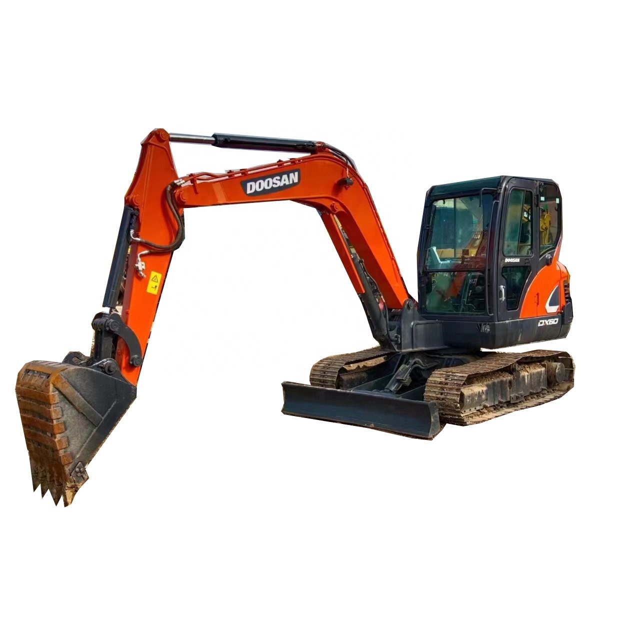 Hot sale doosan excavator dx75 dx60 , Used doosan crawler excavator dx75 , Doosan excavator with dozer blade