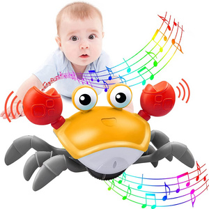 Toddlers Toy Light Music Crawling Fun Toys For Children Educational Toys Rechargeable Birthday Gifts Escape Crab Induction