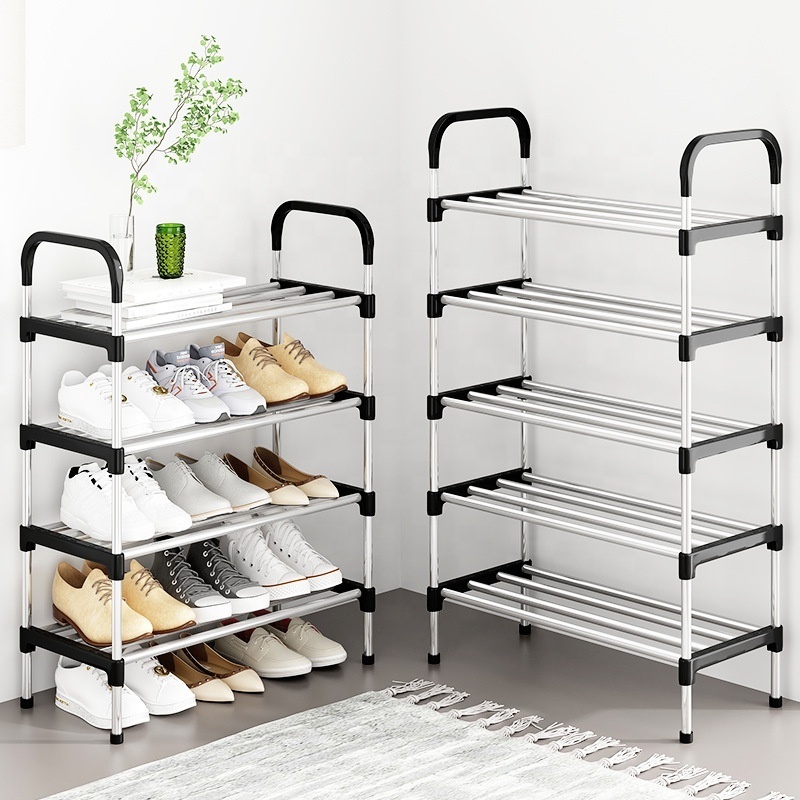 Multilayer Shoes Storage Organizer Shelf Metal Removable Shoe Rack