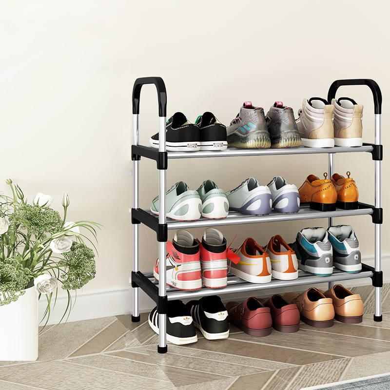 Multilayer Shoes Storage Organizer Shelf Metal Removable Shoe Rack