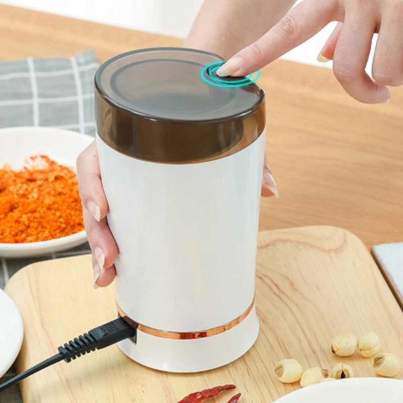 Wholesale Portable Electric Peanuts Spice Mill Grinder Medicinal Grain Coffee Bean Grinder Machine