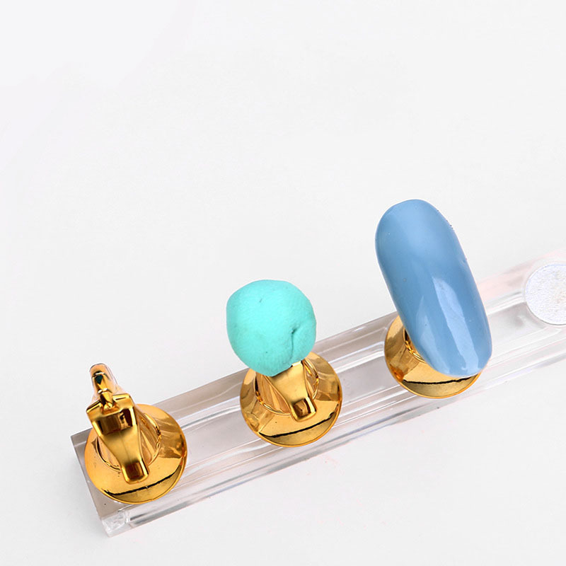 OEM Nail Practice Stand Horse Head False Nail Tips Display Holder Magnetic Nail Tips Stand DIY Fingernail Art Display Stand