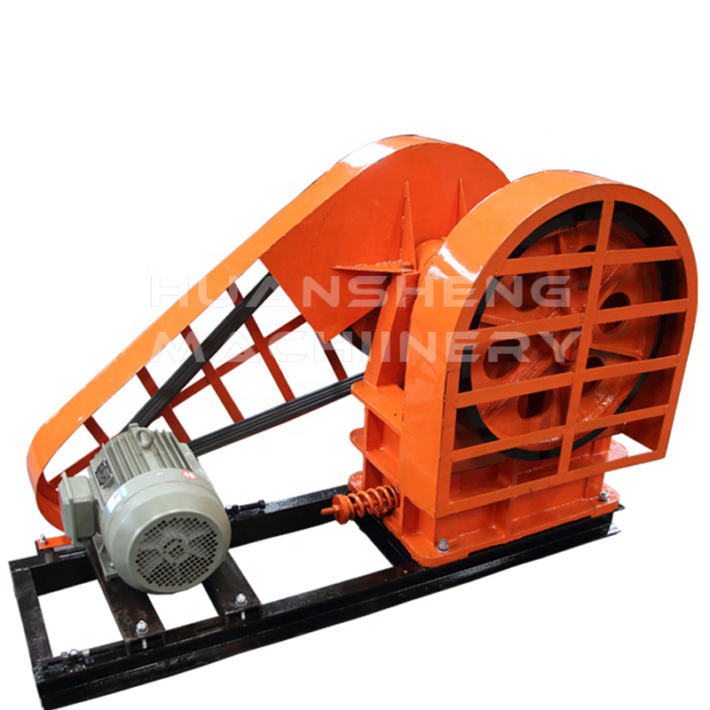 HuanSheng Jaw Crusher 500x750 Portable Mini Jaw Crusher Electric Mobile Jaw Crusher