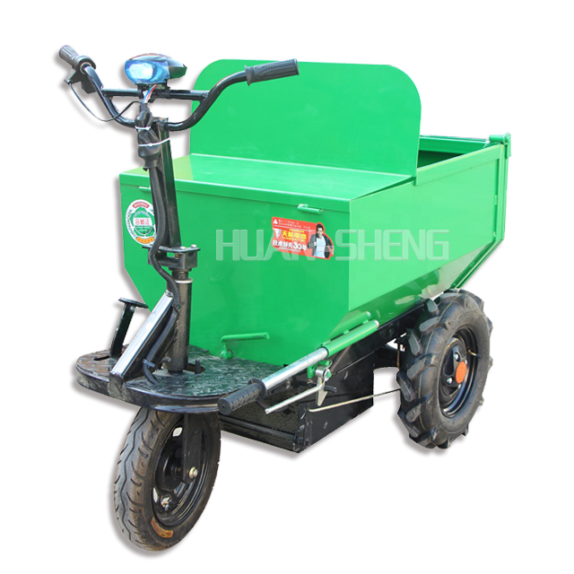 Lowest Price Trolley Electric Dump Bucket Three - Wheel Electric Trolley Manual Engineering Dump Hand Cart