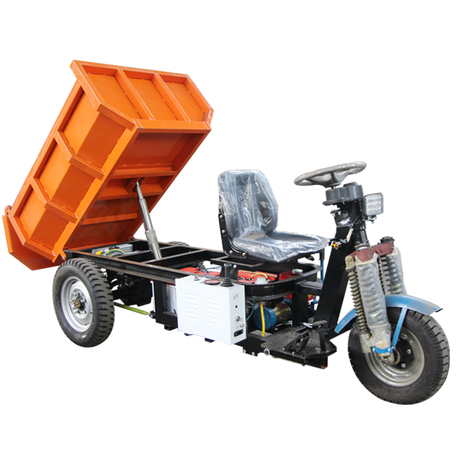 Electric Tricycle Scooter 1.5 ton 4000w Dump Trucks Tipper  Mining  Dumper Truck