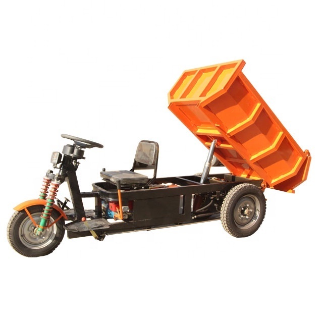 HuanSheng New Energy 3 Wheel Waste Motorcycle Mini Electric Tricycle Garbage Dumper Truck For Sale