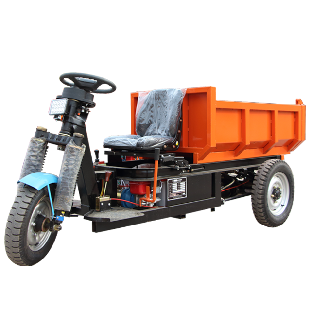 Cheap Widely Used Truck 4 Wheel Drive Small Site Dumper Mini Dump  Electric Four-Wheel Dumper for Sale