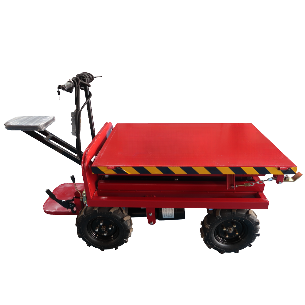 Multifunctional Dump Truck With Electric Lifting Platform