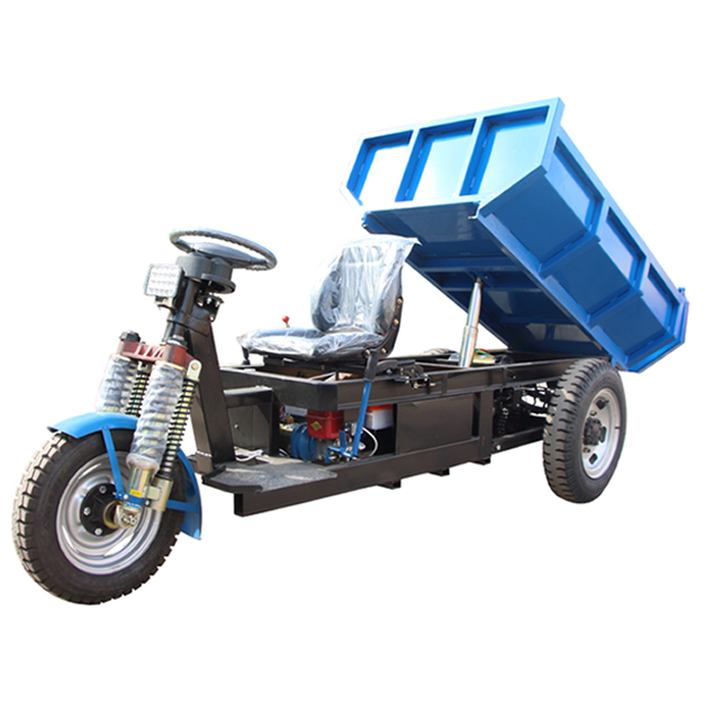 Electric Tricycle Scooter 1.5 ton 4000w Dump Trucks Tipper  Mining  Dumper Truck