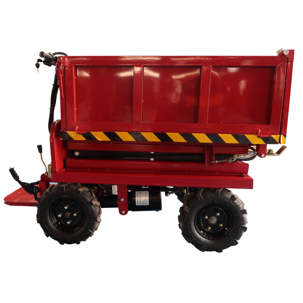 Multifunctional Dump Truck With Electric Lifting Platform