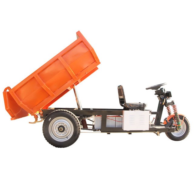 HuanSheng New Energy 3 Wheel Waste Motorcycle Mini Electric Tricycle Garbage Dumper Truck For Sale