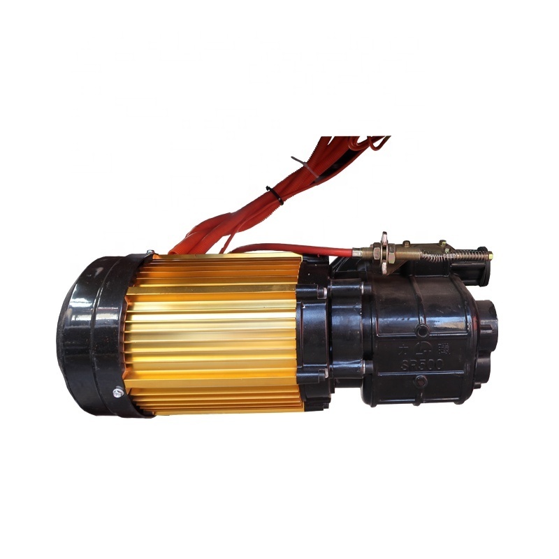 Huansheng 60V/72V DC Brushless Motor For Electric Dumper In Mines Brushless Motor For Direct Coupling Rear Axle