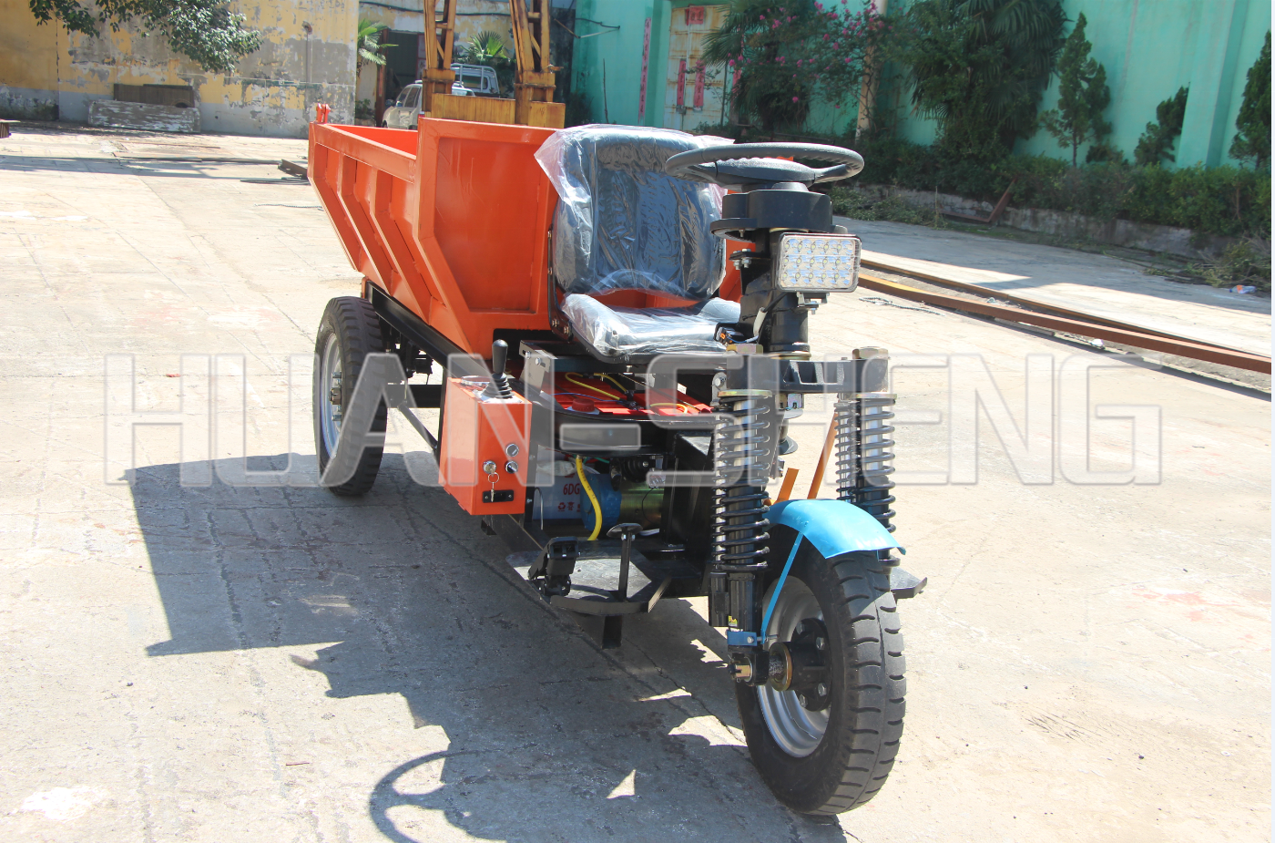 Three Wheels Dumper Mining Safety 3 Wheel Motorcycle Dump Truck for Sale