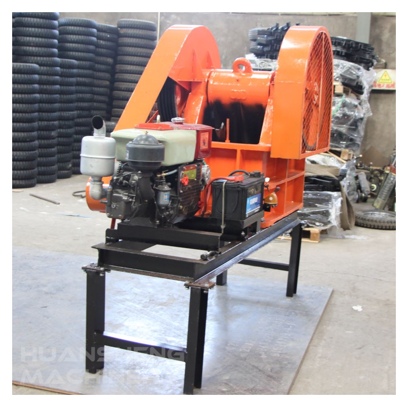 HuanSheng PE400x600 Gold Ore Crusher Jaw Crusher  Tracked  Laboratory Jaw Crusher Equipment