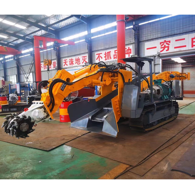 Small Coal Mine Grinding Head Tunneling Mining Machine