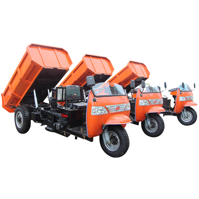 HuanSheng Tricycles With Hydraulic Lift 3 Wheel Dumper Truck For Cargo Delivery Coal Mining Dumper Truck For Sale