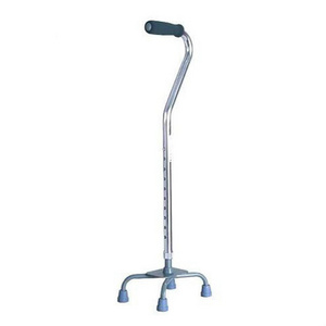 High quality aluminum alloy elderly walker four-legged crutches outdoor anti-slip crutches