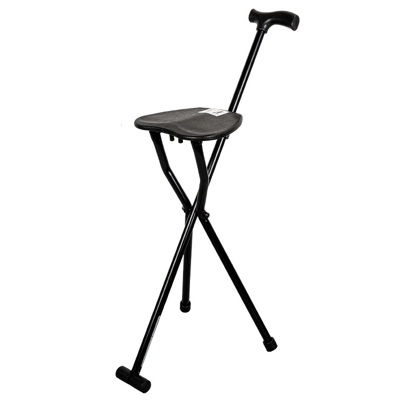 Hot Sale Handy Stick Chairs Crutch Folding Cane Seat Stool And Trekking Poles Walking Sticks With Chair Walking Cane With Seat