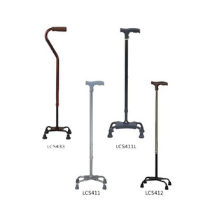 Medical crutches walkers: The elderly can walk with four crutches to support walking with walking sticks