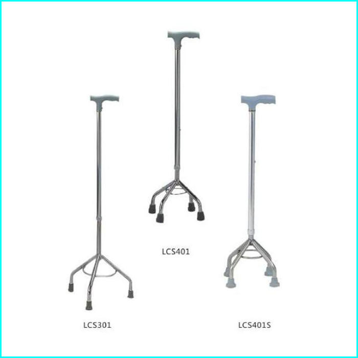 Medical crutches walkers: The elderly can walk with four crutches to support walking with walking sticks