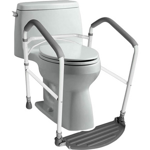 Factory direct sales toilet  frame armrest safety railing for the elderly toilet seat for the elderly no punching