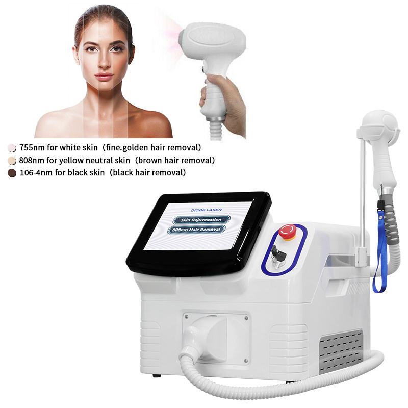 2022 new arrivals diode laser 755 808 1064nm laser diodo 808 hair removal machine