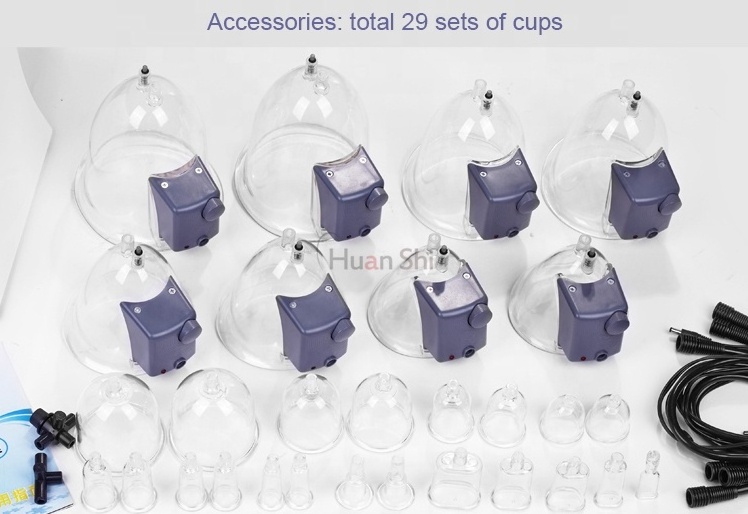 Women Breast Massager Breast Lift Vacuum Breast Enlargement Machine With Chinese Cupping