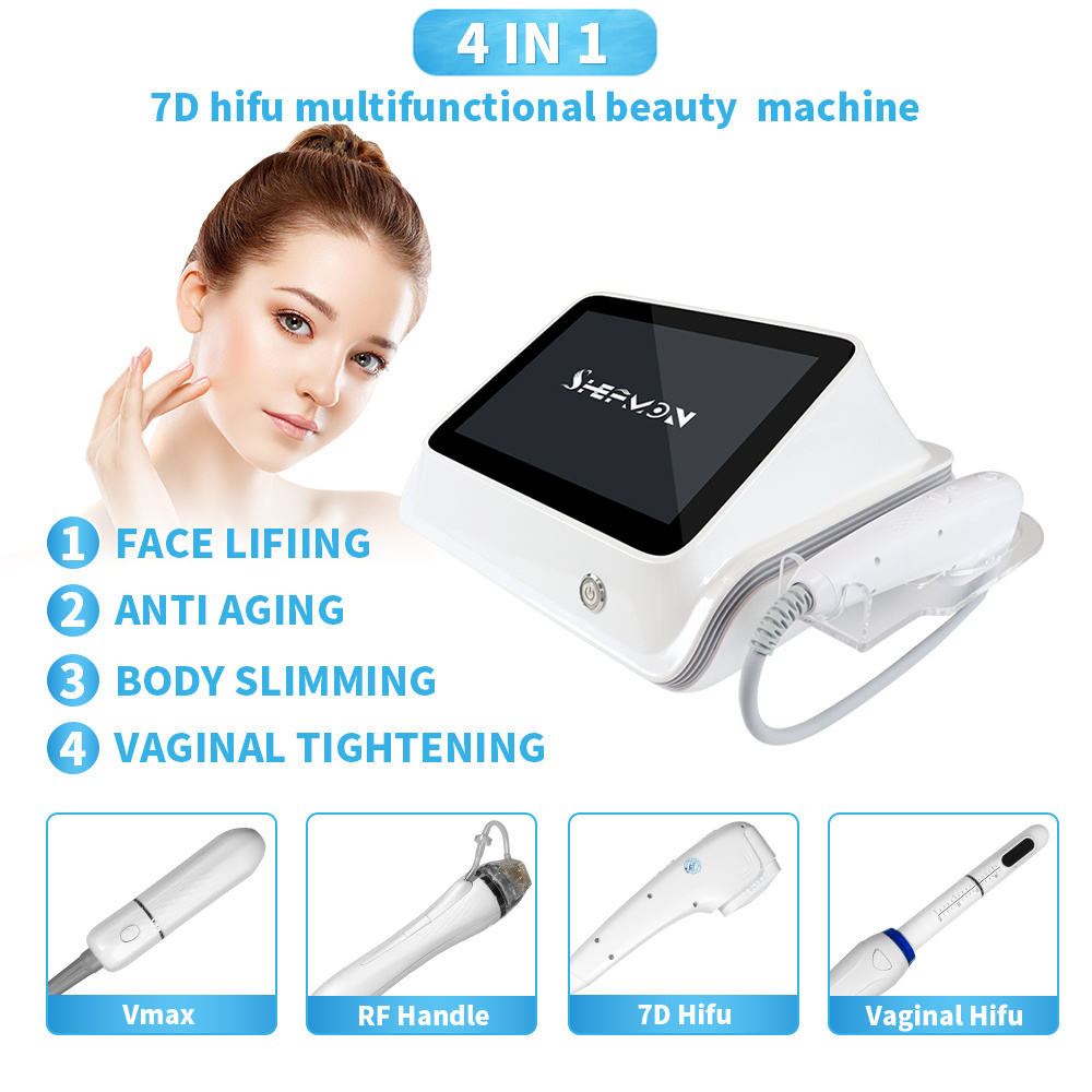 7D Ultramage Wrinkle Remover Treatment 7 Heads Body Shape Sculpt Cellulite Reduction Face Lift Beauty Machine