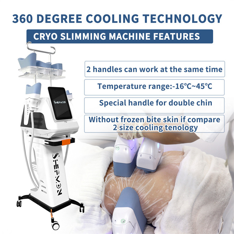 Professional Cool Body Sculpt Machine fat Freezing Machine Criolipolisis 360 Slimming Equipment for Cellulite Removal