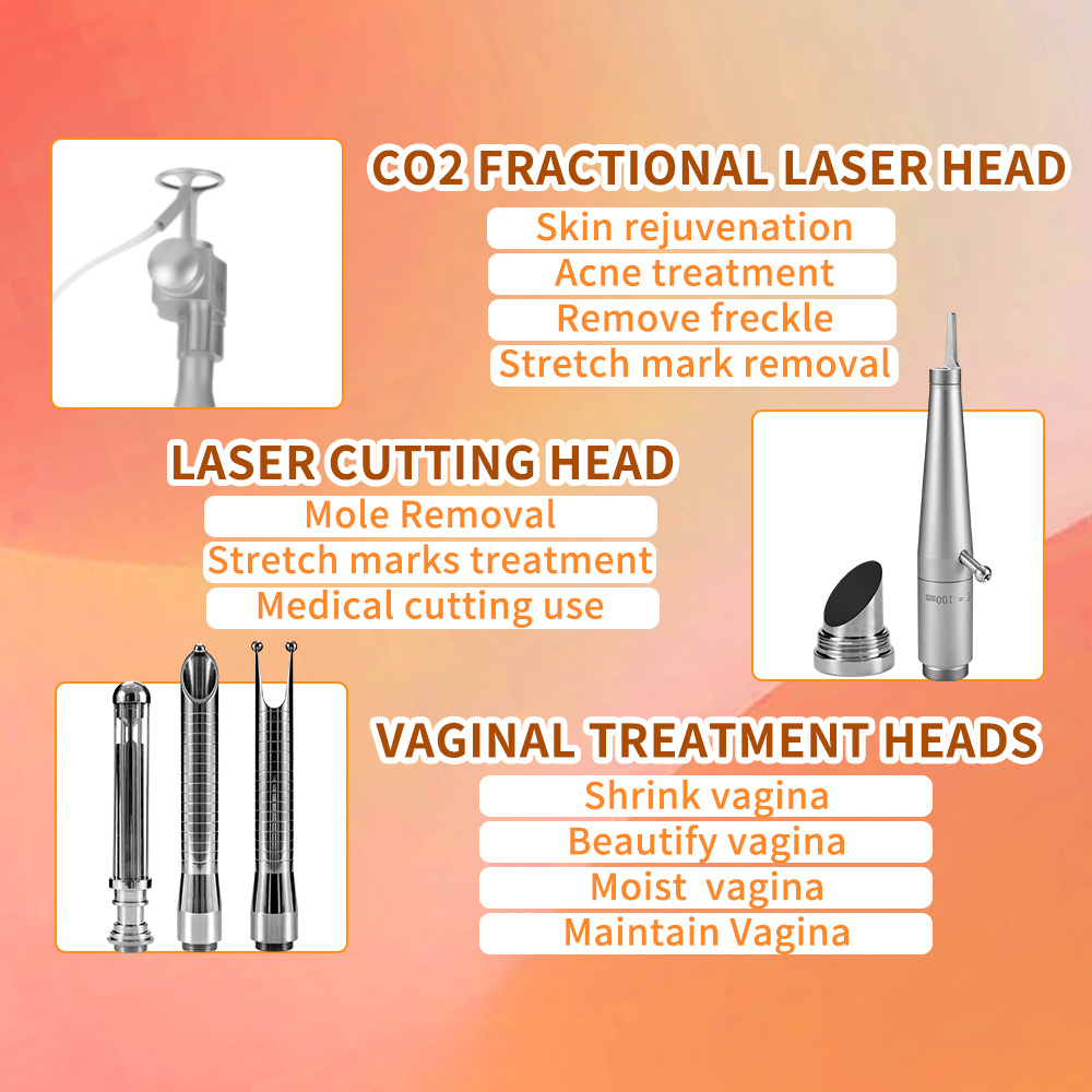 Huanshi skin resurfacing fractional co2 laser machine for dark skin scar removal vaginal tightening / laser co2 fraccionado