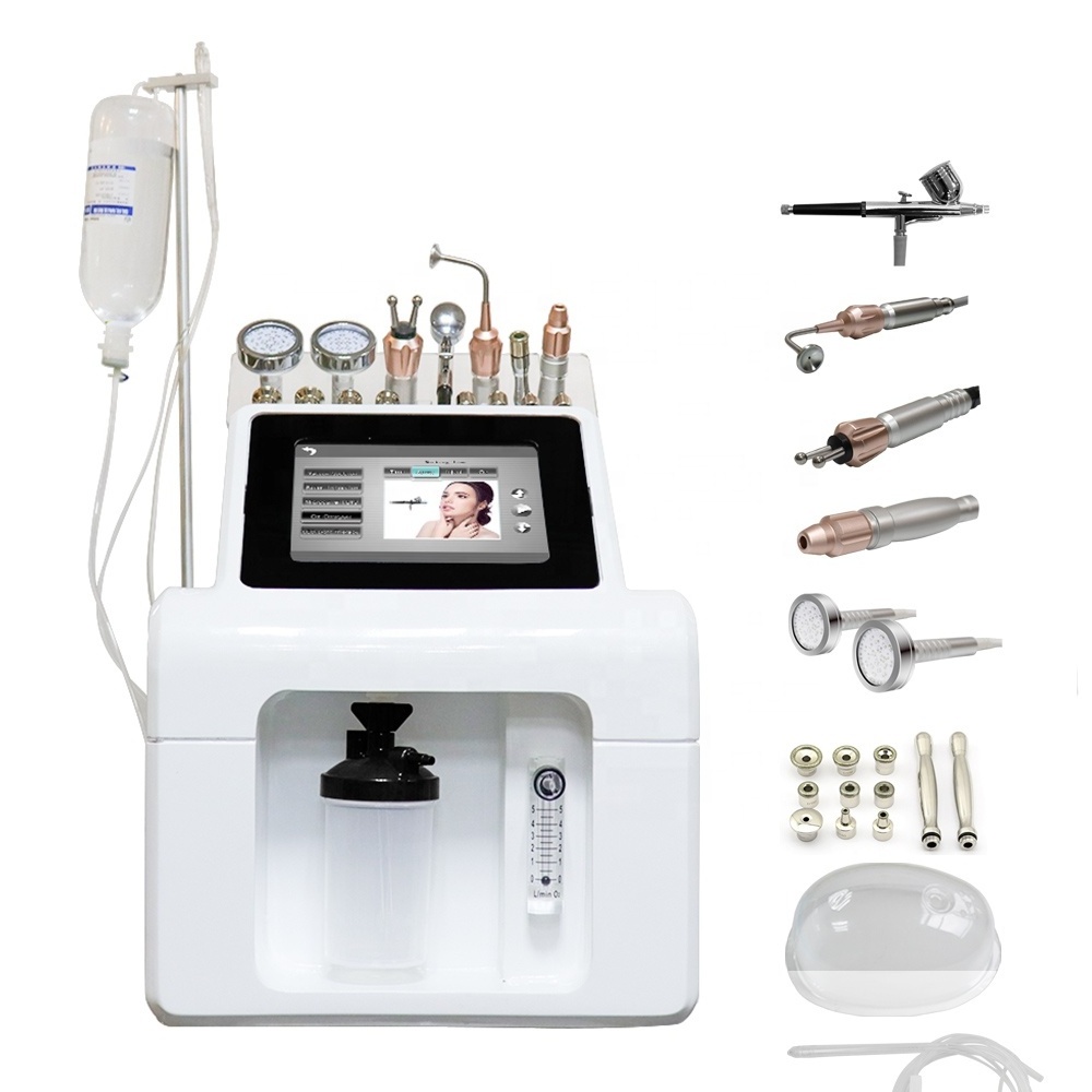 Huanshi A0643 9IN1 Multifunction Microdermabrasion Machine Blackhead Remover / Hydra Microdermabrasion Facial Machine For Sale